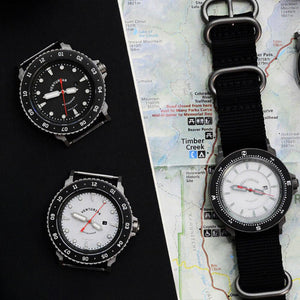Venturian WatchWorks featuring the 38mm solar titanium Daytripper and Wildsider tool watches