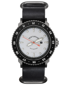 Venturian WatchWorks Daytripper mens watch — 38mm dual timer bezel