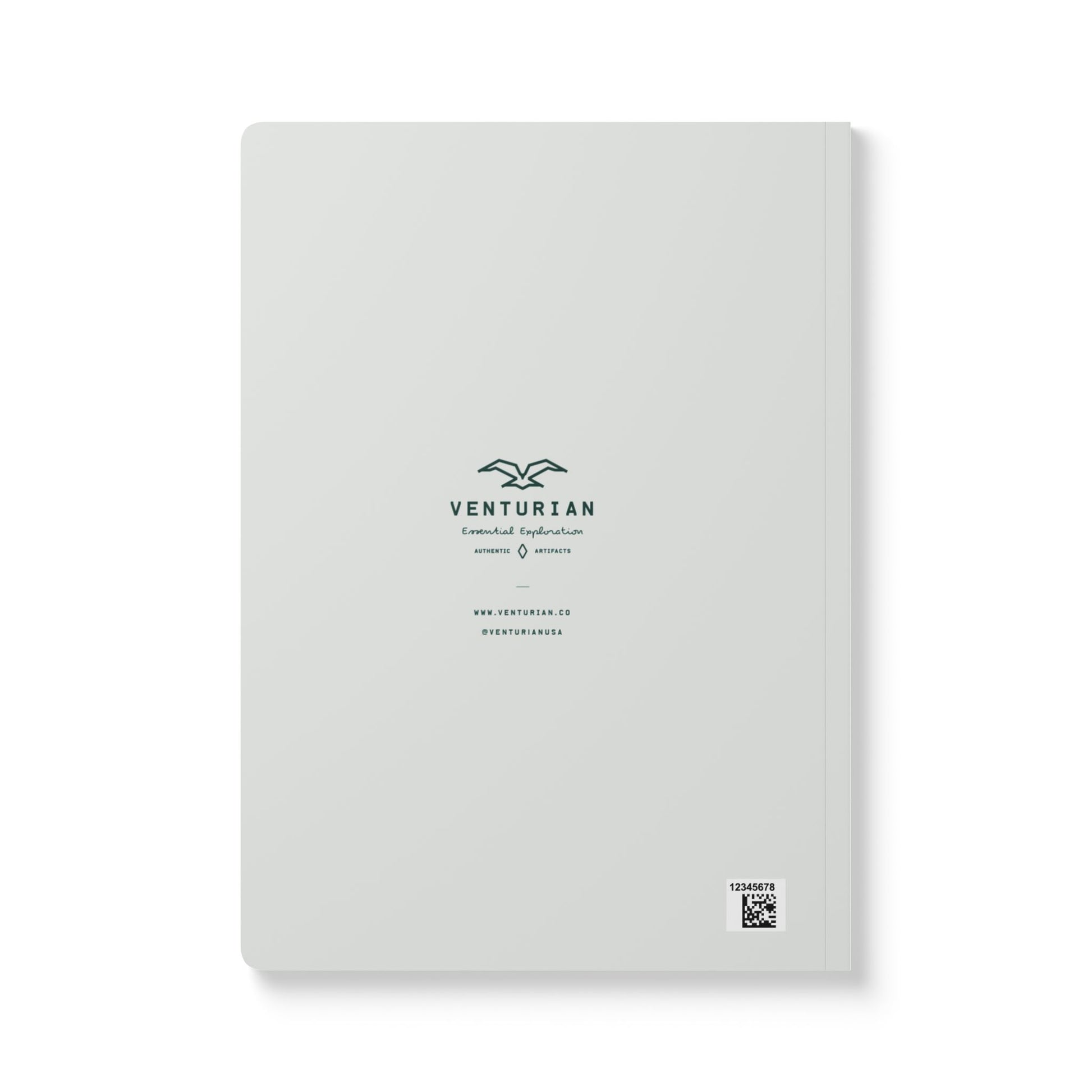 White notebook with 'Venturian' branding on a white background