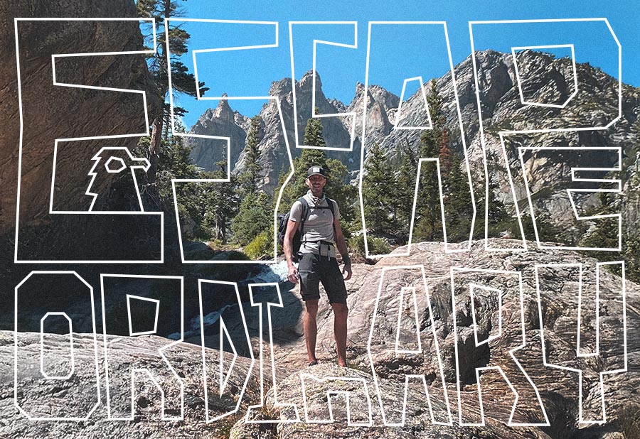 rugged adventure watch founder jason strong standing in rocky mountain national park
