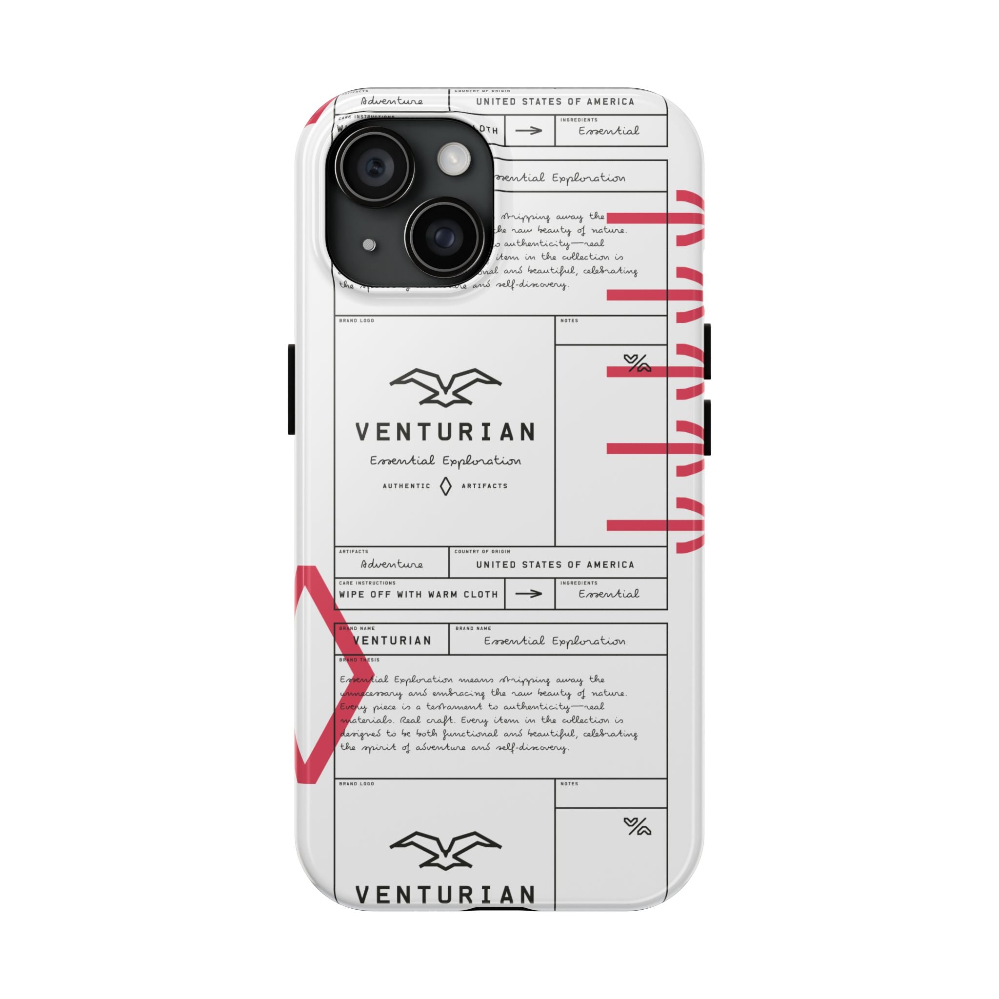 Venturian Tough Phone Case – Essential Exploration Design