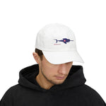 Load image into Gallery viewer, Classic Dad Cap with Racing Narwhal Design
