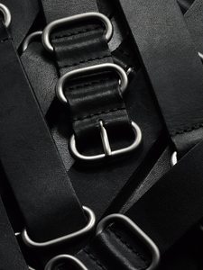 Black Horween Leather Watch Strap — 20MM