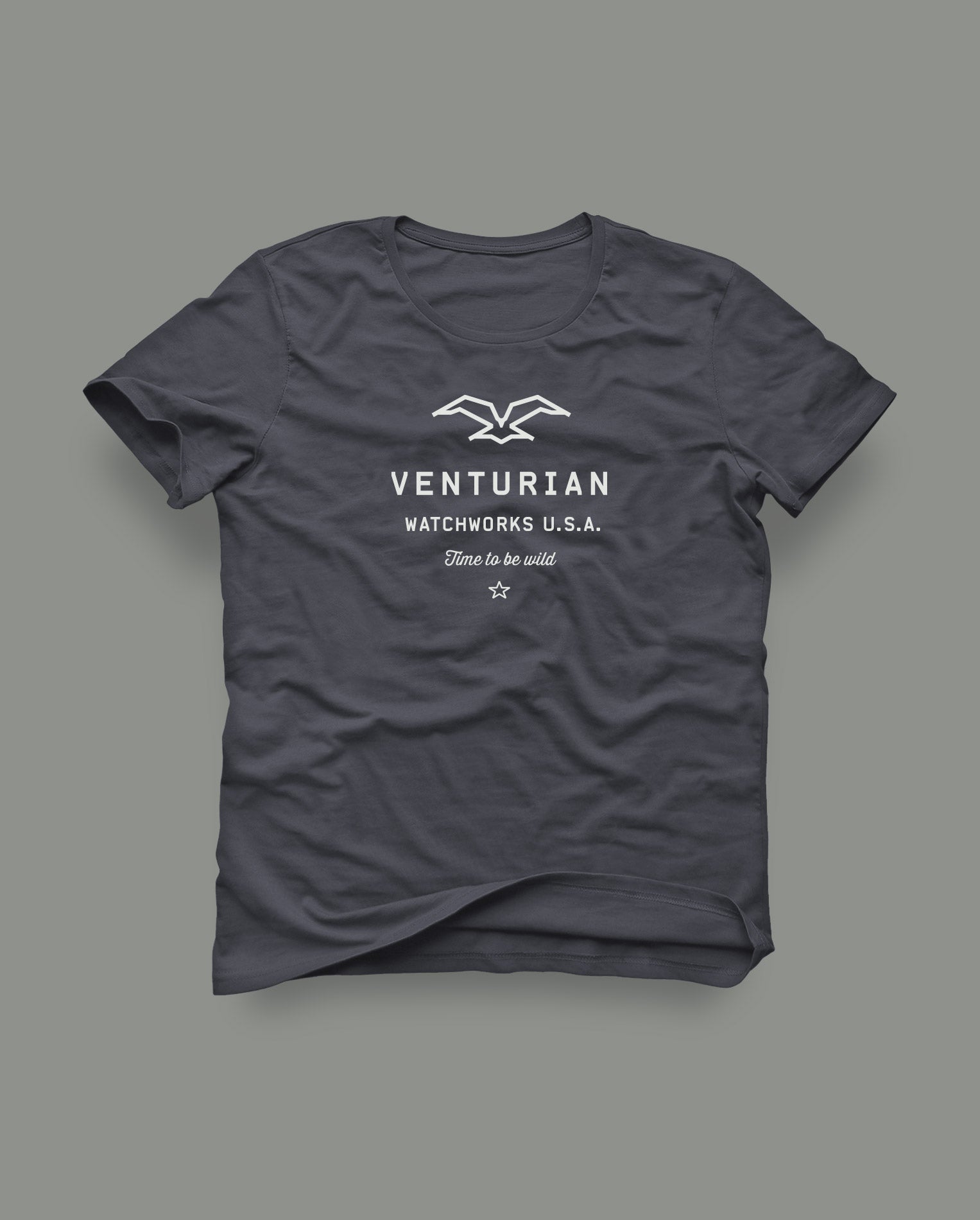 Venturian WatchWorks classic logo gaphic tee shirt in select colors. 